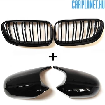 BMW E92 E93 LCI fényes Shadow line csomag - vese és tükör borítás (2010-2013)