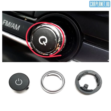 BMW F01 F06 F07 F10 F15 F16 rádió hangerő gomb