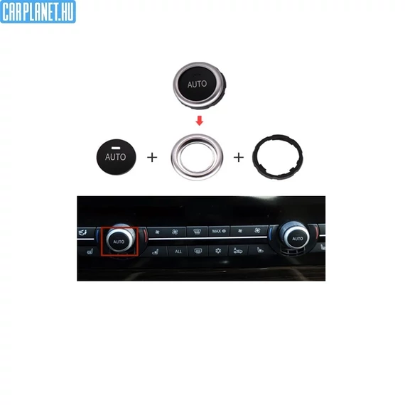 BMW F01 F06 F07 F10 F15 F16 klímapanel AUTO gomb
