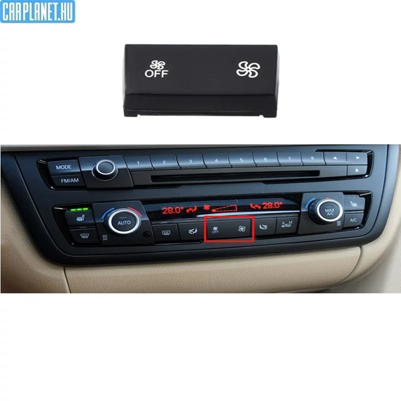 BMW klímapanel ventilátor gomb - BMW 1' - 2' - 3' - 4' F széria F20 F21 F22 F30 F31 F32 F34...