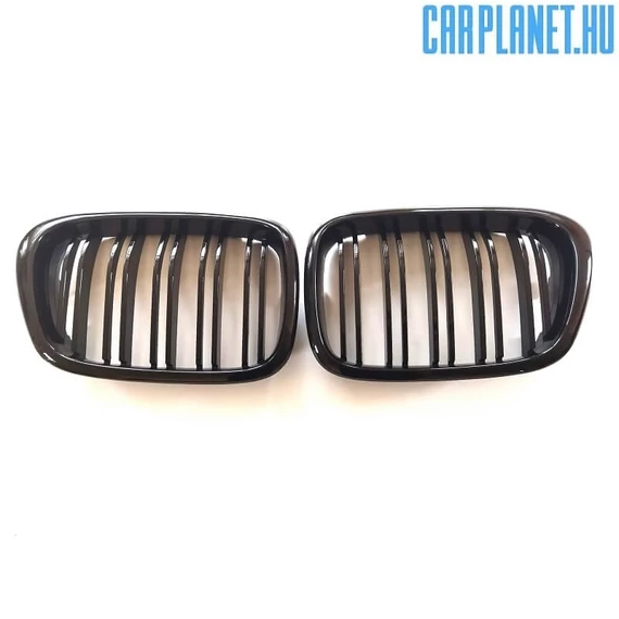 BMW E39 hűtőrács (vese) –  fényes fekete, dupla