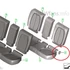 Kép 2/9 - Isofix takaró betét robbantott ábra